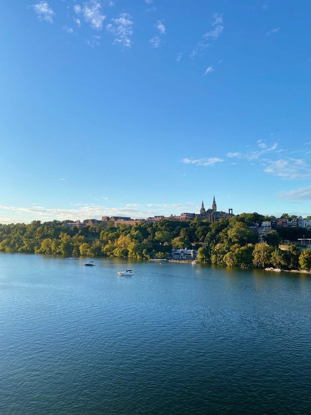 Georgetown from Key Bridge, Washington D.C.