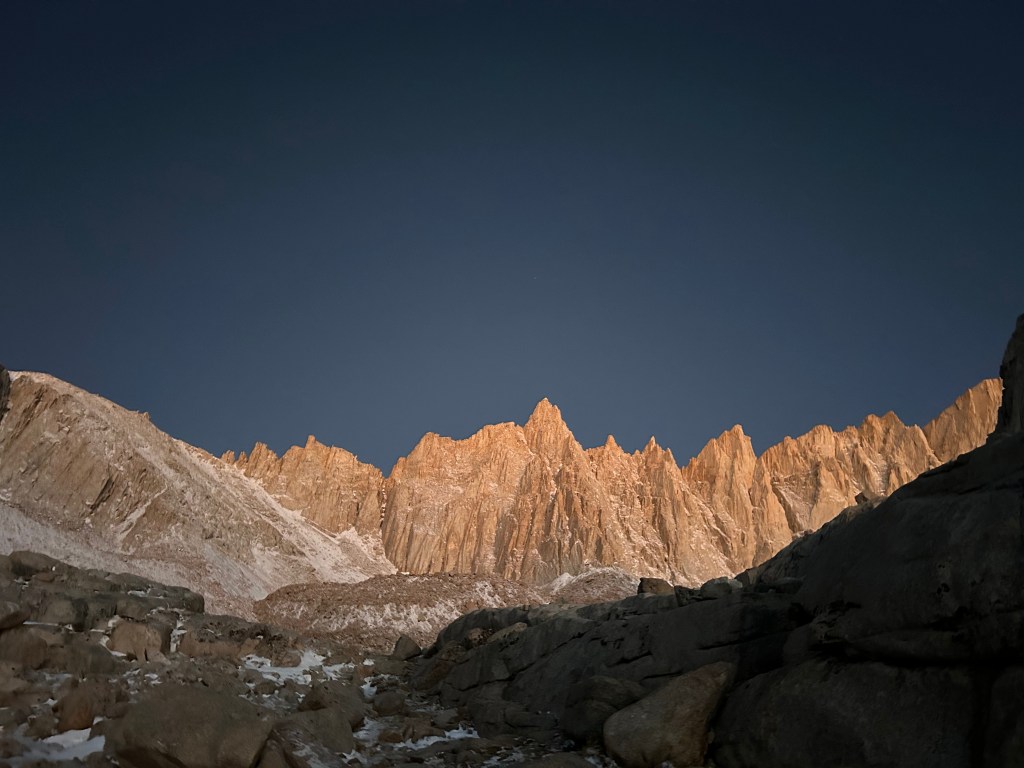 Mount Whitney from Trail Camp